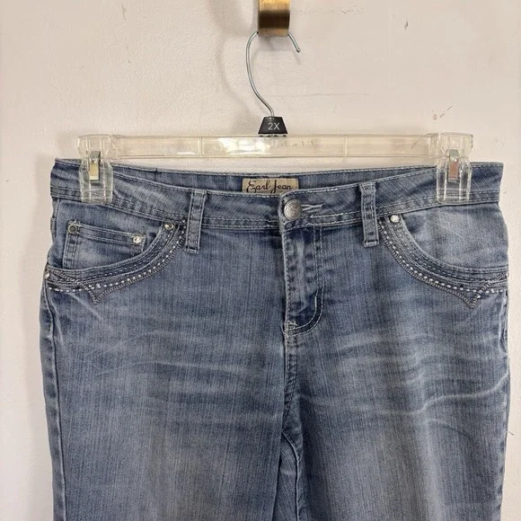 EARL JEANS Women's RN#89302 STRAIGHT‎ LEG Stretch Medium Wash - Size 6 - Picture 5 of 14